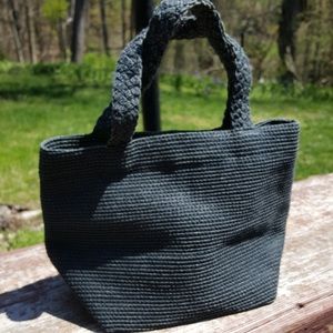 Talbots Women’s Black Paper Straw Handbag